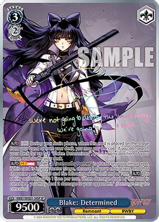 Image of Blake: Determined (SP) (RWBY/WXE01-54SP SP) - RWBY Premium Booster