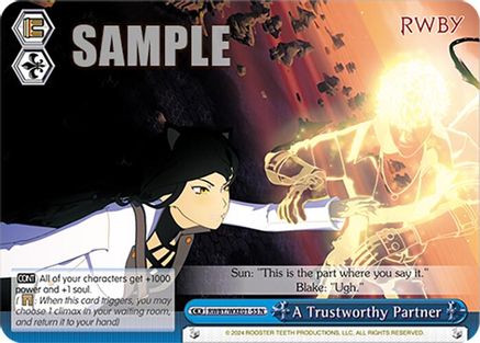 Image of A Trustworthy Partner (RWBY/WXE01-55 N) - RWBY Premium Booster