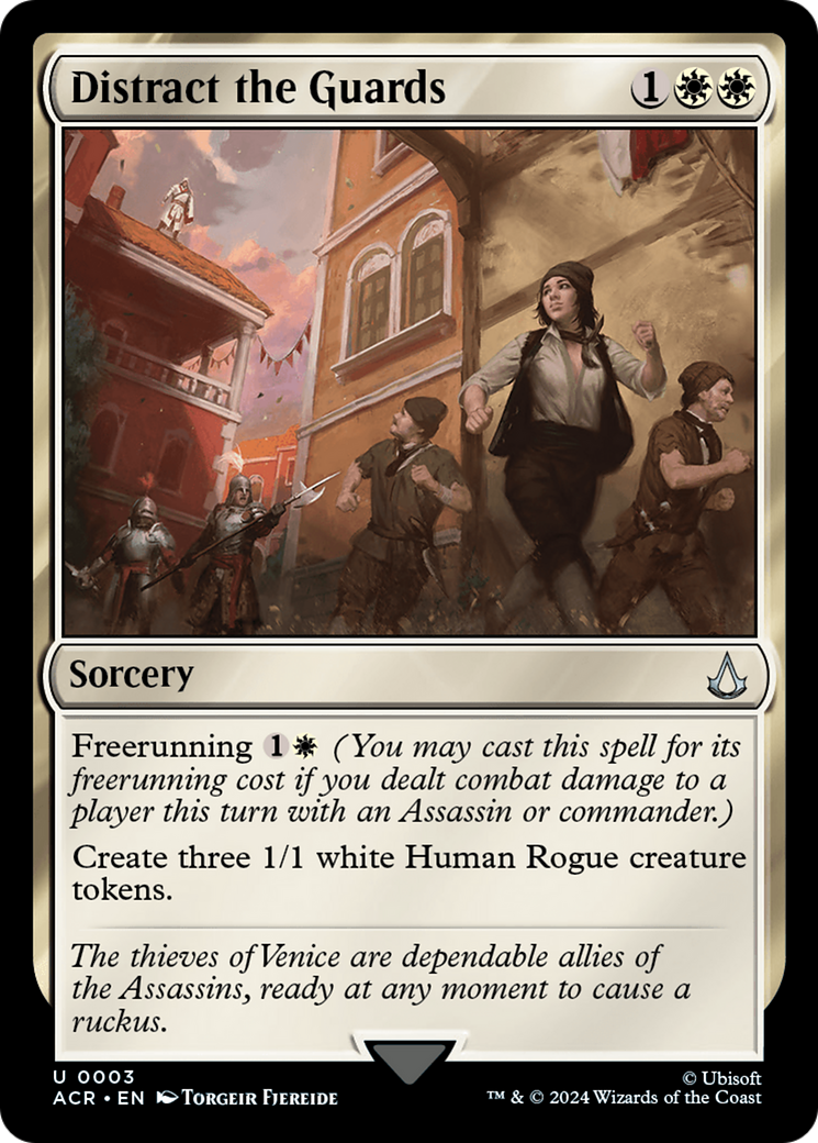 Image of Distract the Guards (ACR-003) - Assassin's Creed Foil