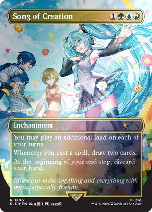 Image of Song of Creation (Rainbow Foil) (SLD-1603) - Secret Lair Drop Series Foil
