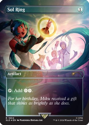 Image of Sol Ring (1604) (Rainbow Foil) (SLD-1604) - Secret Lair Drop Series Foil