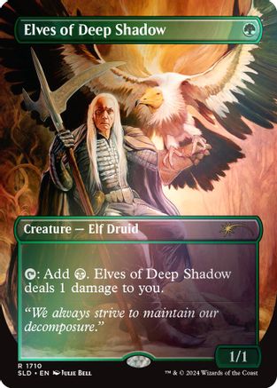 Image of Elves of Deep Shadow (Rainbow Foil) (SLD-1710) - Secret Lair Drop Series Foil