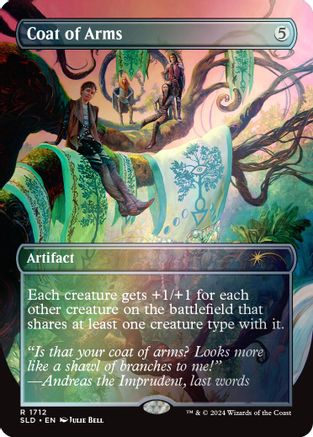 Image of Coat of Arms (Rainbow Foil) (SLD-1712) - Secret Lair Drop Series Foil