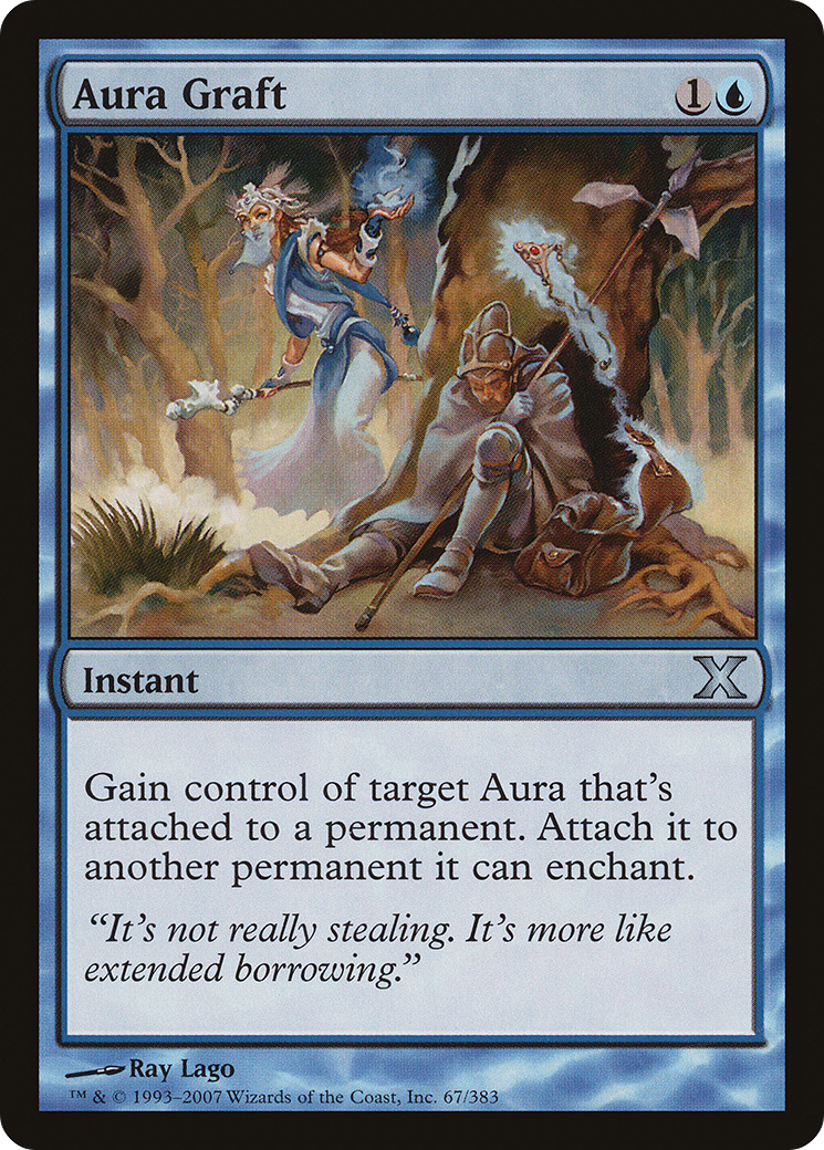 Image of Aura Graft (10E-067) - Tenth Edition Foil