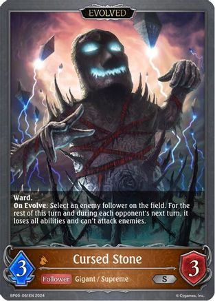 Image of Cursed Stone (Evolved) (BP05-061EN) - BP05 Omens Eternal