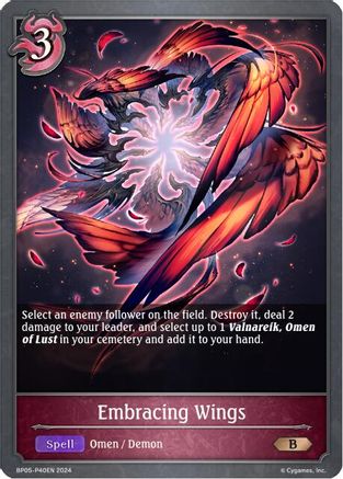 Image of Embracing Wings - P40EN (Foil) (BP05-P40EN) - BP05 Omens Eternal