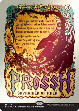 Image of Prossh, Skyraider of Kher (Rainbow Foil) (SLD-1717) - Secret Lair Drop Series Foil