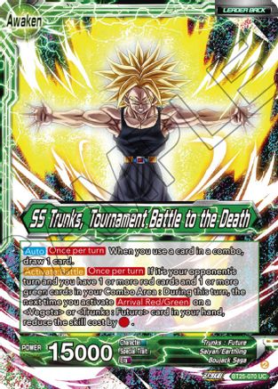 Image of Trunks // SS Trunks, Tournament Battle to the Death (BT25-070) - Legend of the Dragon Balls