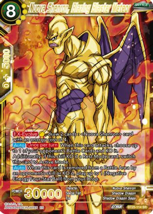 Image of Nuova Shenron, Blazing Blaster Meteor (BT25-114 ) - Legend of the Dragon Balls Foil