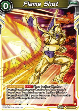 Image of Flame Shot (BT25-118) - Legend of the Dragon Balls Foil