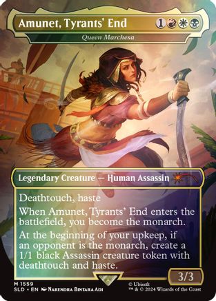 Image of Amunet, Tyrants' End - Queen Marchesa (Rainbow Foil) (SLD-1559) - Secret Lair Drop Series Foil