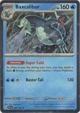 Image of Baxcalibur 060/193  - Holofoil Blister Exclusives - Promo