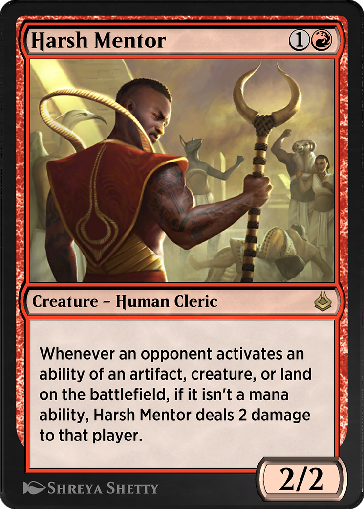 Image of Harsh Mentor (AKR-158) - Amonkhet Remastered