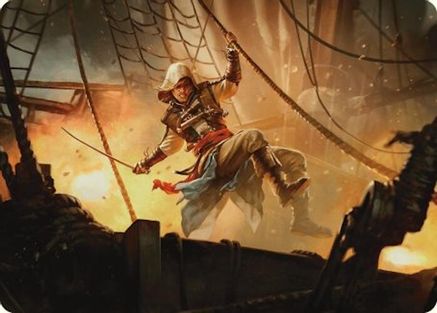 Image of Edward Kenway Art Card (ASACR-005) - Assassin's Creed Art Series