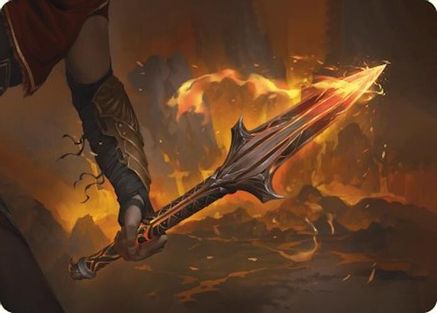 Image of The Spear of Leonidas Art Card (ASACR-004) - Assassin's Creed Art Series