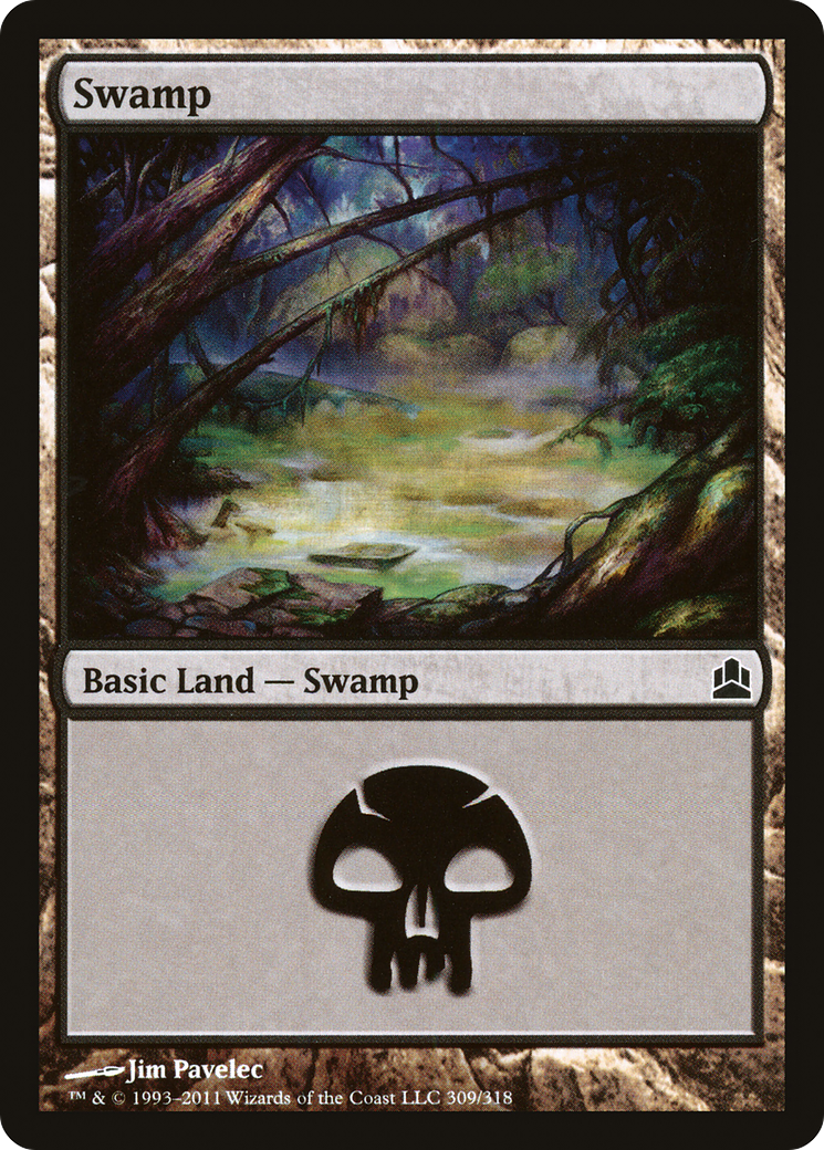Image of Swamp (309) (CMD-309) - Commander 2011
