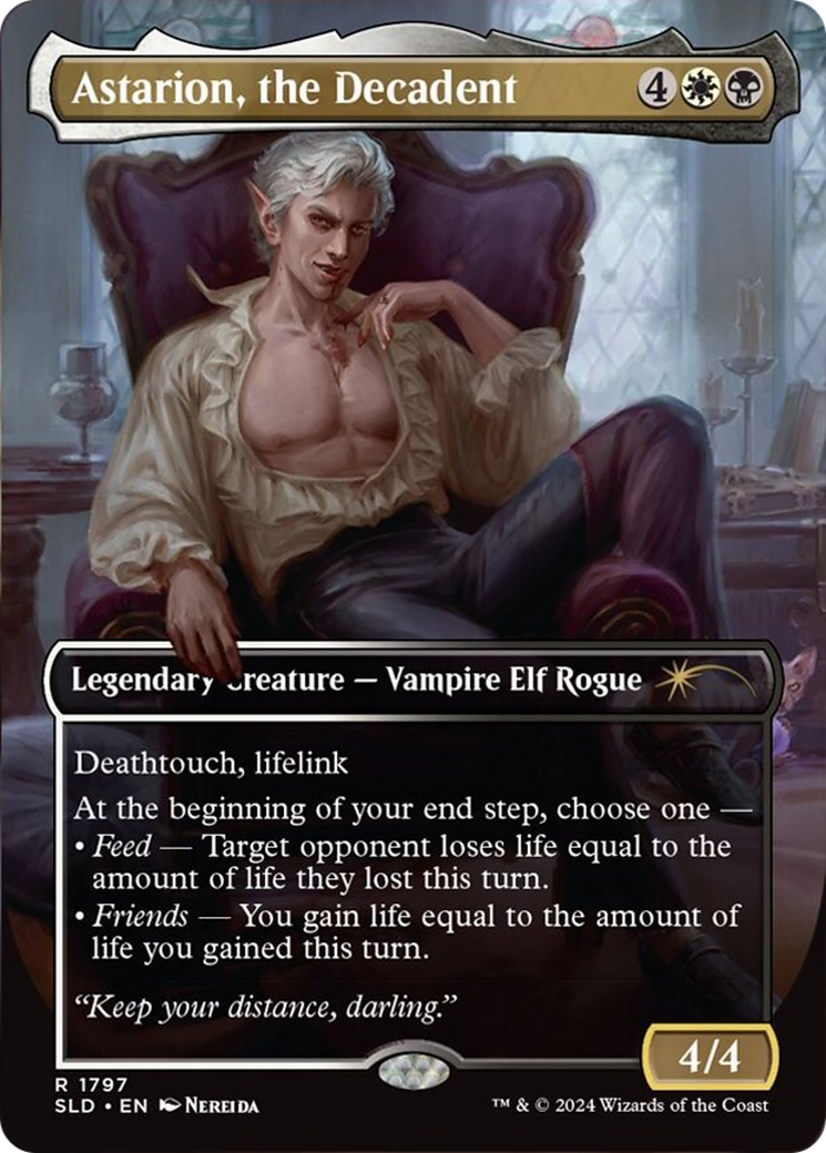 Image of Astarion, the Decadent (SLD-1797) - Secret Lair Drop (Borderless)