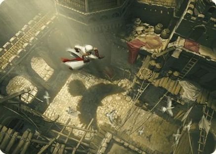 Image of Rooftop Bypass Art Card (ASACR-020) - Assassin's Creed Art Series