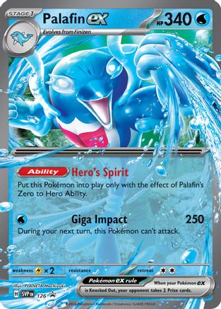 Image of Palafin ex 126  - Holofoil SV Scarlet & Violet Promo Cards - Promo