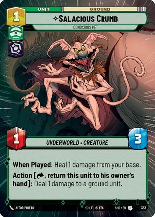 Image of Salacious Crumb - Obnoxious Pet (Hyperspace) (353) - Shadows of the Galaxy