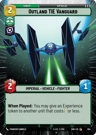 Image of Outland TIE Vanguard (Hyperspace) (354) - Shadows of the Galaxy