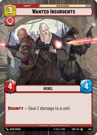 Image of Wanted Insurgents (Hyperspace) (436) - Shadows of the Galaxy