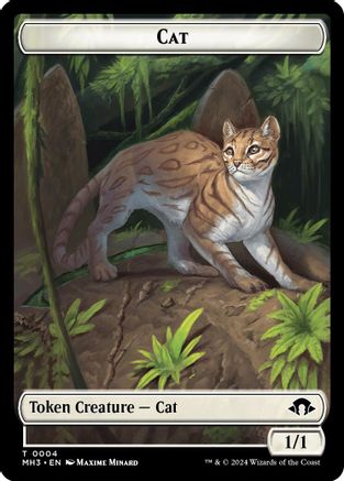 Image of Cat // Energy Reserve Double-Sided Token (MH3-4 // 36) - Modern Horizons 3