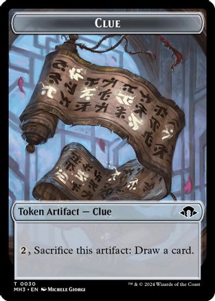 Image of Clue Token // Energy Reserve Double-Sided Token (MH3-30 // 36) - Modern Horizons 3