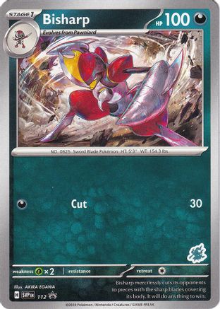 Image of Bisharp - Darkrai Deck 112  Battle Academy 2024 - Promo