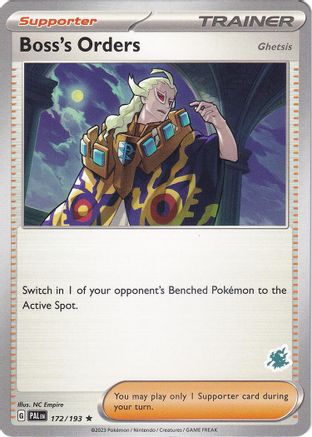 Image of Boss's Orders - Darkrai Deck 172/193  Battle Academy 2024 - Rare