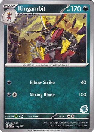 Image of Kingambit - Darkrai Deck 113  Battle Academy 2024 - Promo