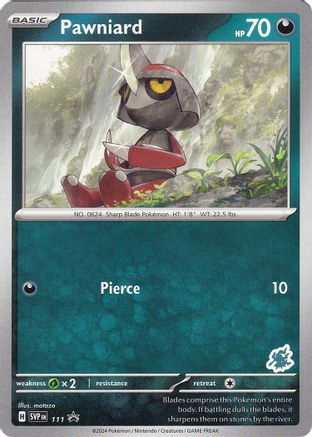Image of Pawniard - Darkrai Deck 111  Battle Academy 2024 - Promo