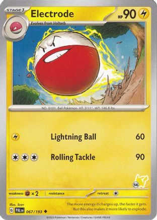 Image of Electrode - Pikachu 56 067  Battle Academy 2024 - Uncommon