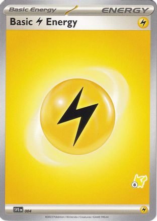Image of Basic Lightning Energy - Pikachu 8 004  Battle Academy 2024 - Common