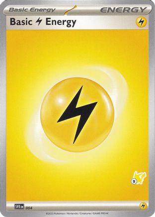 Image of Basic Lightning Energy - Pikachu 9 004  Battle Academy 2024 - Common