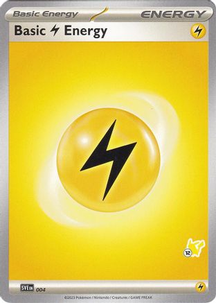 Image of Basic Lightning Energy - Pikachu 12 004  Battle Academy 2024 - Common