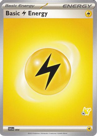 Image of Basic Lightning Energy - Pikachu 16 004  Battle Academy 2024 - Common
