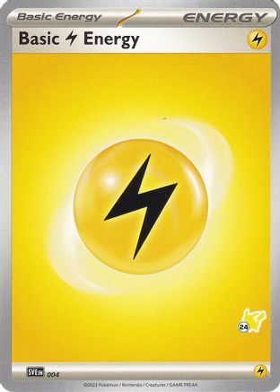 Image of Basic Lightning Energy 004  Battle Academy 2024 - Common
