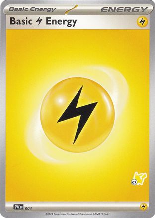 Image of Basic Lightning Energy - Pikachu 27 004  Battle Academy 2024 - Common