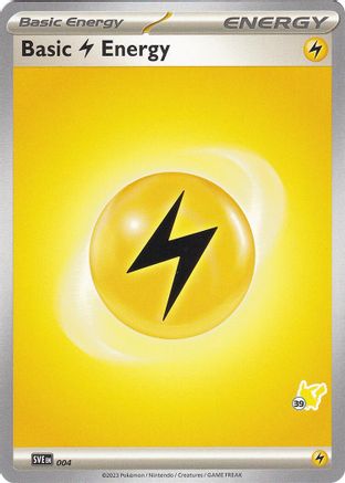 Image of Basic Lightning Energy - Pikachu 39 004  Battle Academy 2024 - Common
