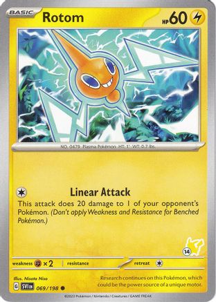 Image of Rotom - Pikachu 14 069  Battle Academy 2024 - Common