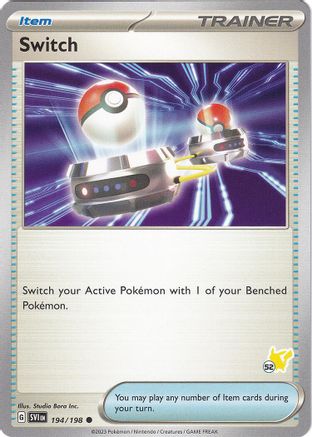 Image of Switch - Pikachu 52 194  Battle Academy 2024 - Common