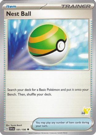 Image of Nest Ball - Pikachu 44 181/198  Battle Academy 2024 - Uncommon