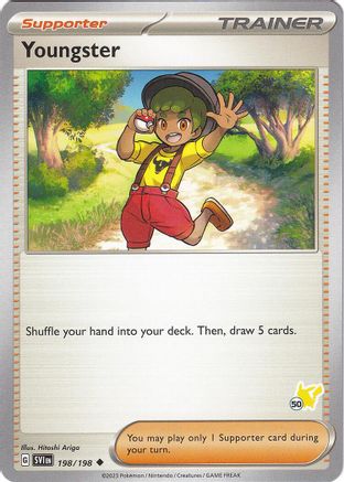 Image of Youngster - Pikachu 50  Battle Academy 2024 - Uncommon