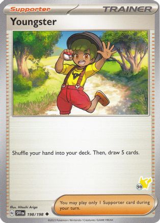 Image of Youngster - Pikachu 59  Battle Academy 2024 - Uncommon