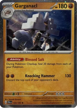 Image of Garganacl (Cosmos Holo) 123/193  - Holofoil Blister Exclusives - Rare