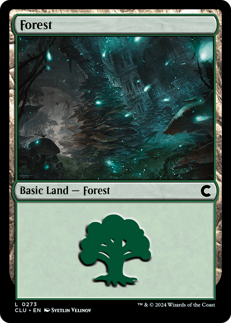 Image of Forest (0273) (CLU-273) - Ravnica: Clue Edition