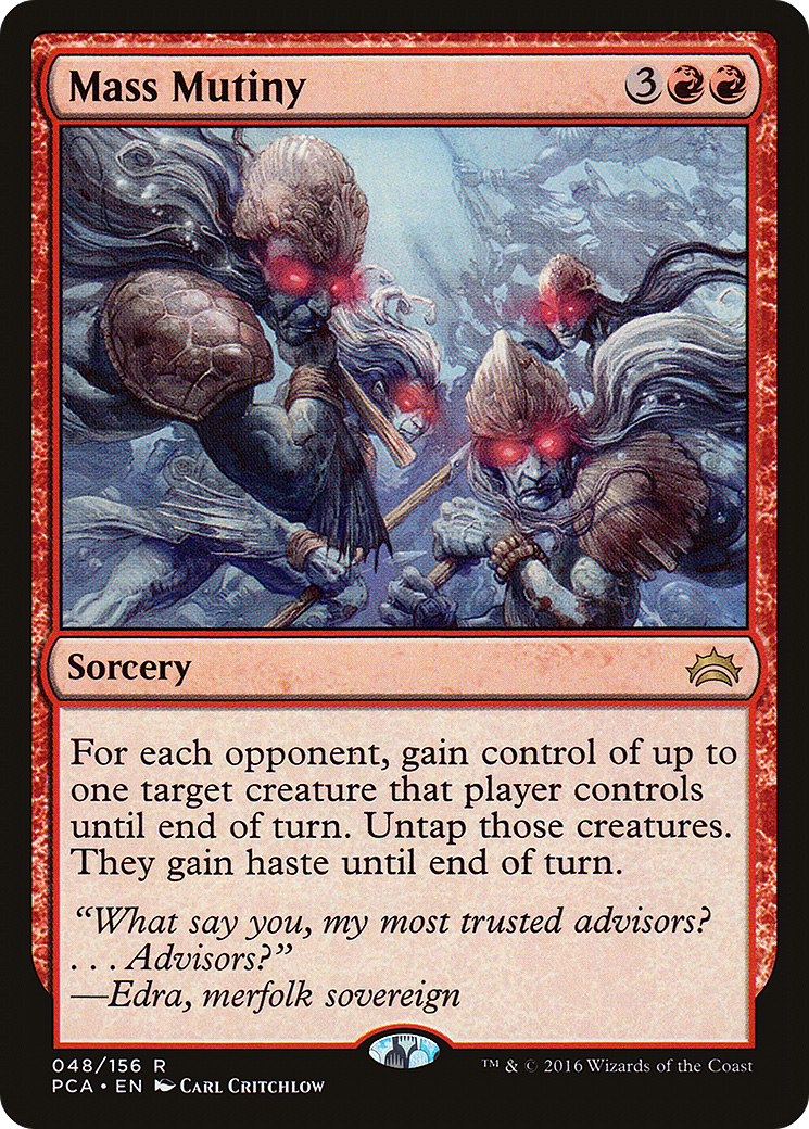 Image of Mass Mutiny (PCA-048) - Planechase Anthology