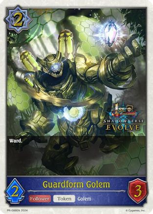 Image of Guardform Golem (1st Anniversary Stamped) (PR-088EN) - Shadowverse Evolve Promo Cards