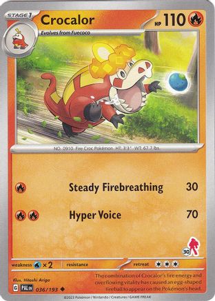 Image of Crocalor - Armarouge 30 036  Battle Academy 2024 - Uncommon